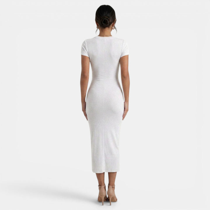 Vestido Midi Mujer Elegante Verano