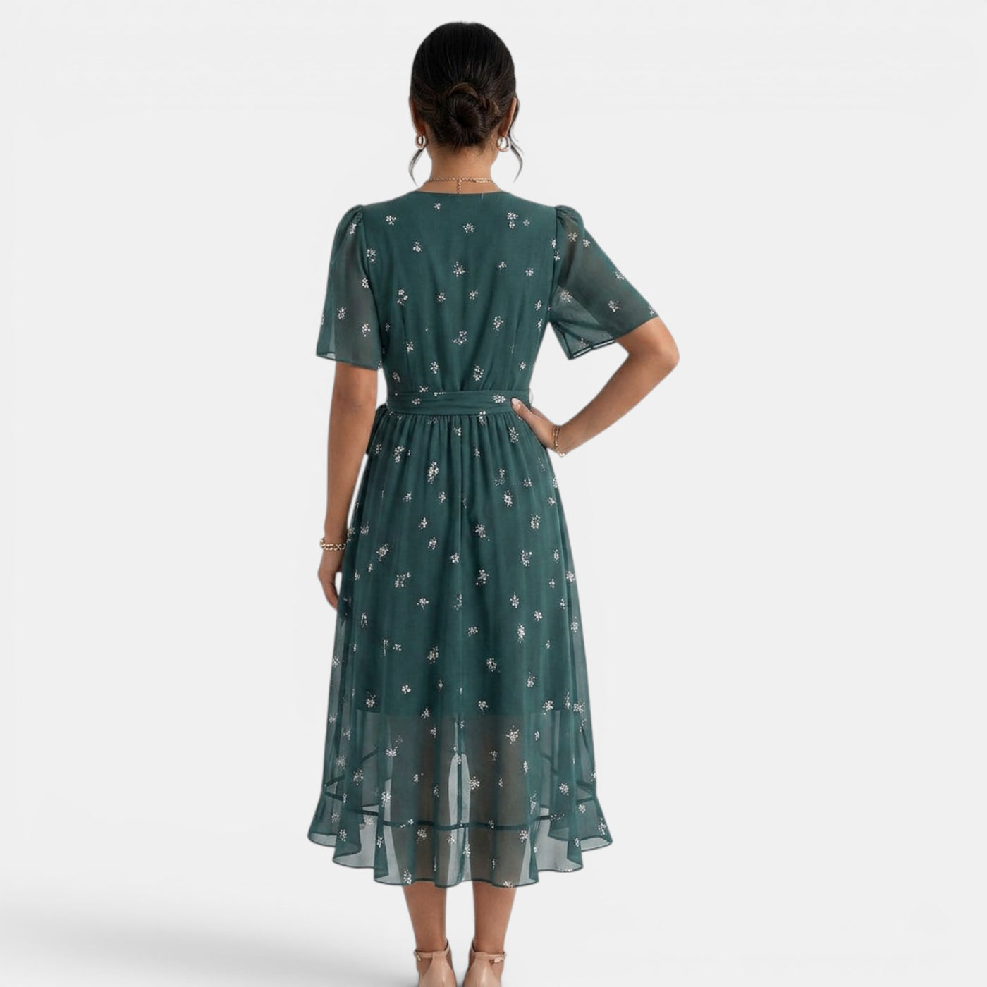 Women's Summer Floral Midi Dress