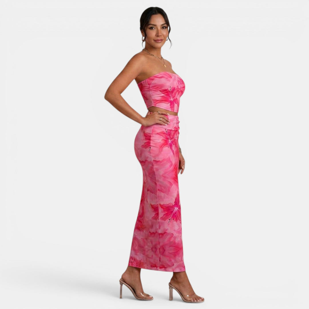 Conjunto Floral Mujer 2 Piezas