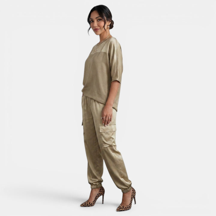 Conjunto Satén Mujer 2 Piezas