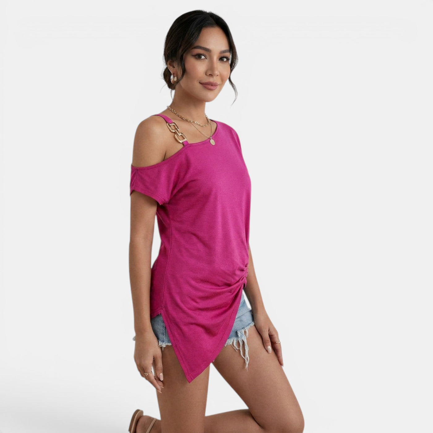 Blusa Mujer Hombros Descubiertos