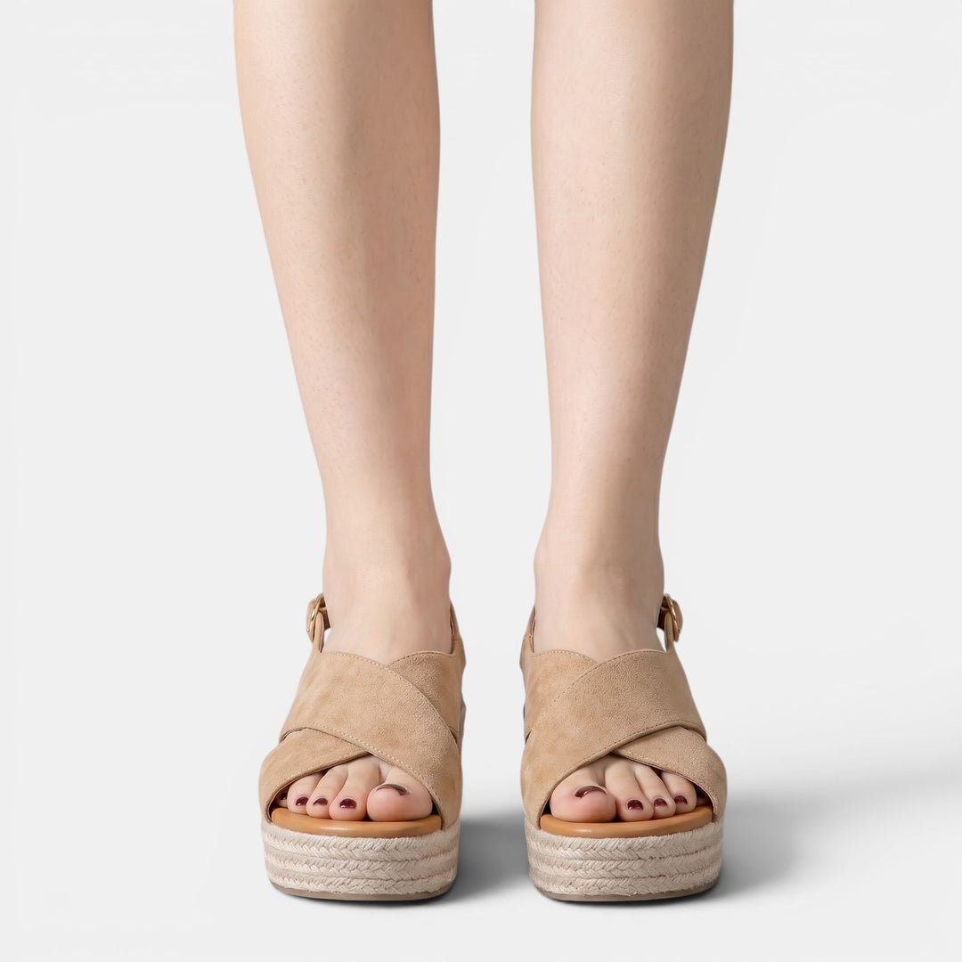 Sandalias Cuña Plataforma Mujer