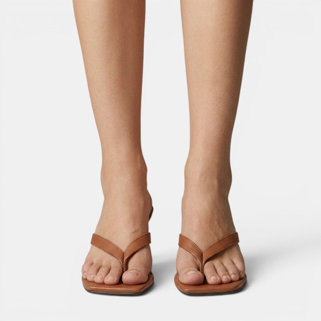 Sandalias Tacón Grueso Mujer