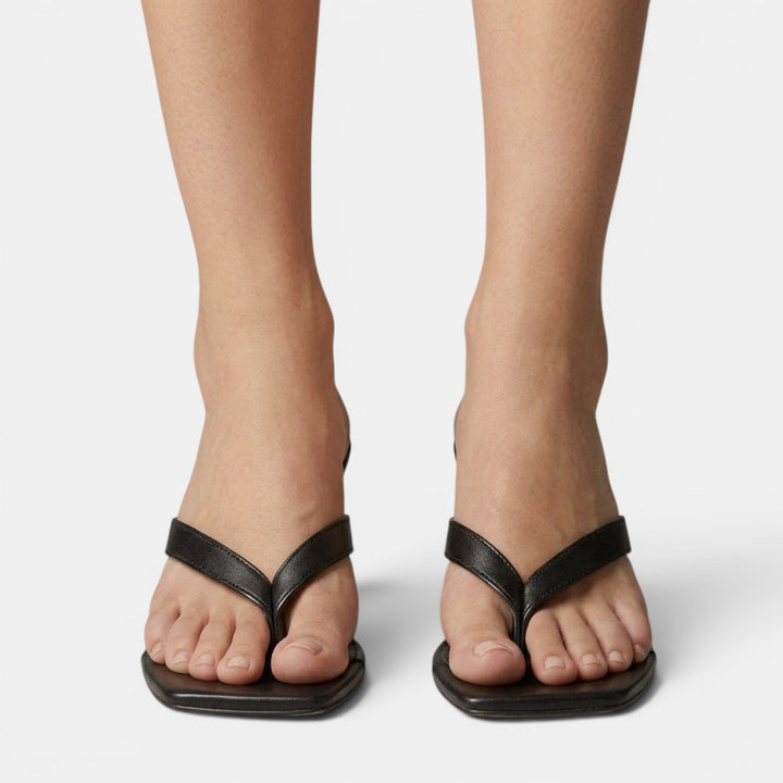 Sandalias Tacón Grueso Mujer