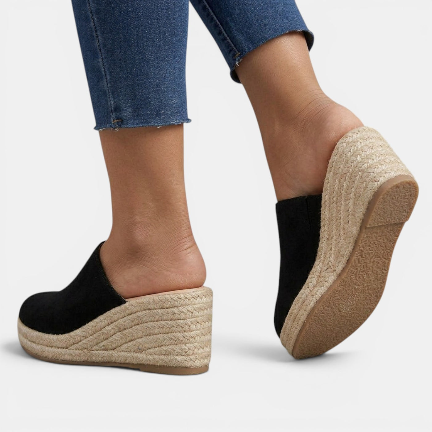 Women's Wedge Mule Sandals