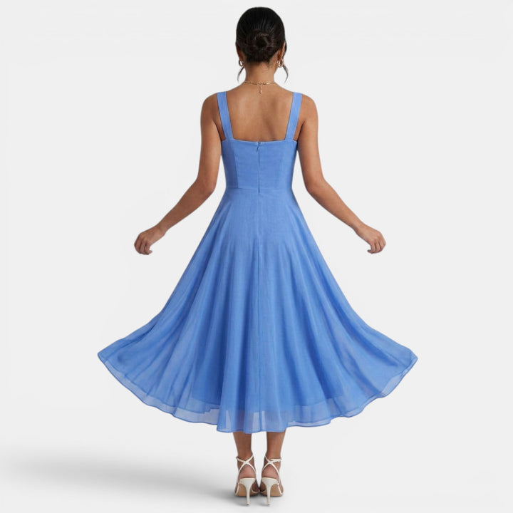 Vestido Midi Verano Elegante Mujer