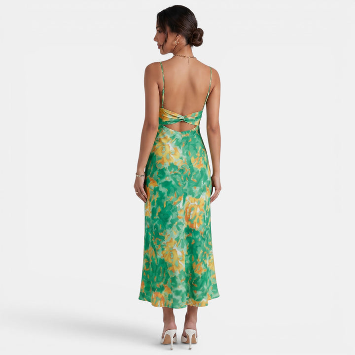 Vestido Fiesta Floral Midi