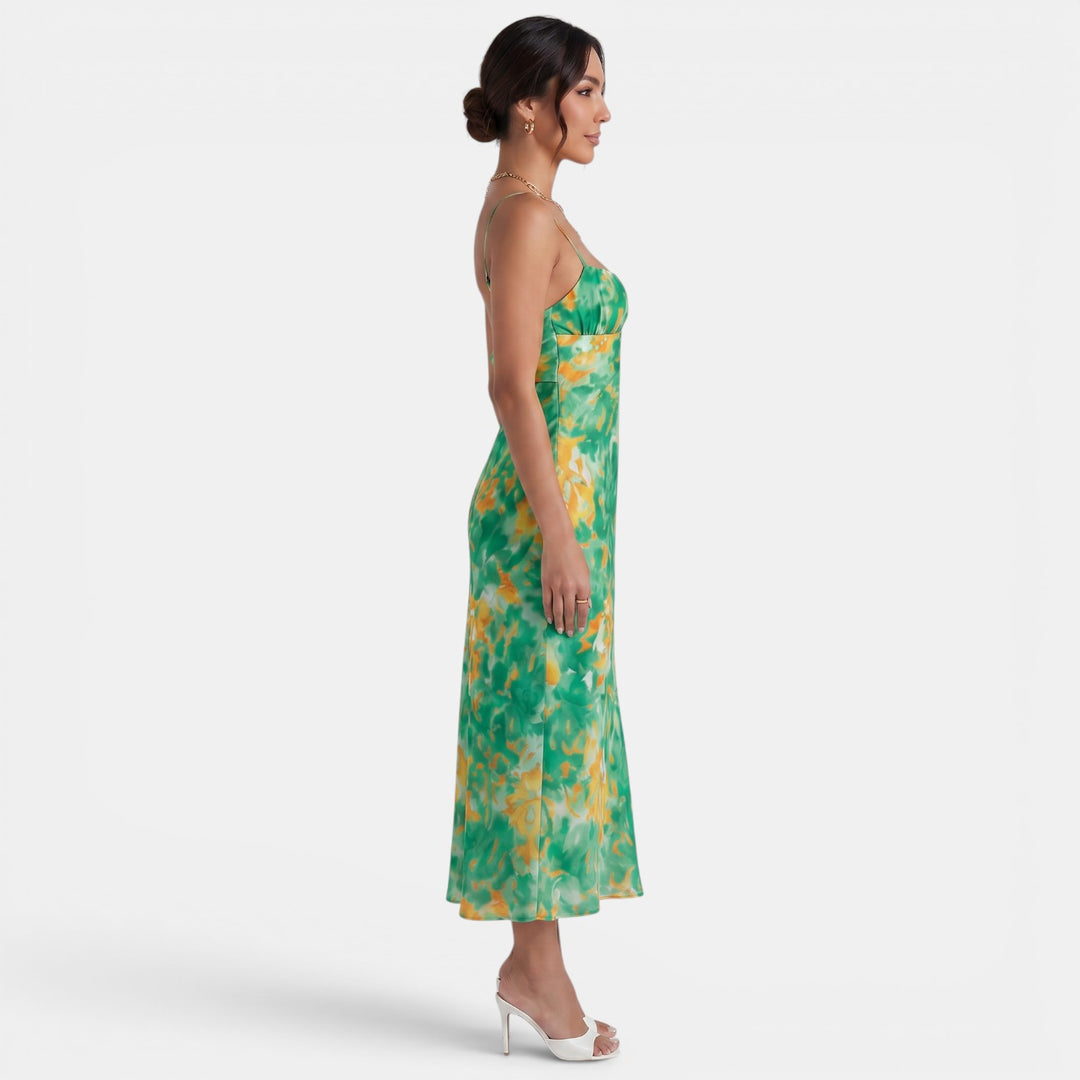 Vestido Fiesta Floral Midi
