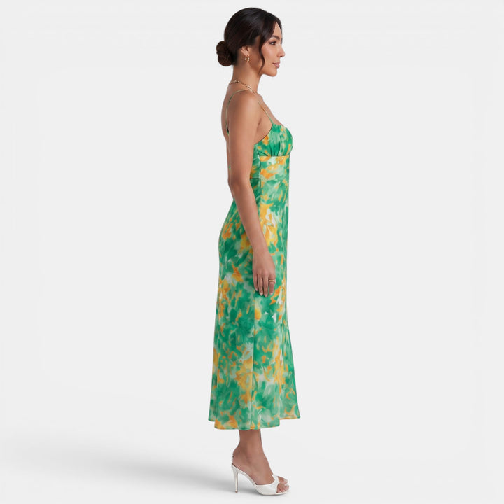 Vestido Fiesta Floral Midi