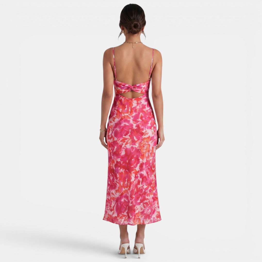 Vestido Fiesta Floral Midi