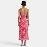 Floral Midi Party Dress