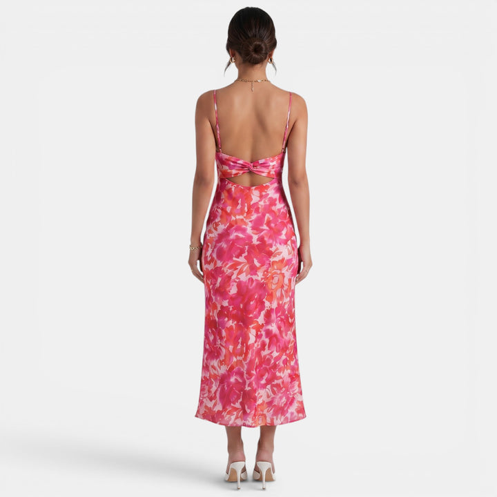 Vestido Fiesta Floral Midi