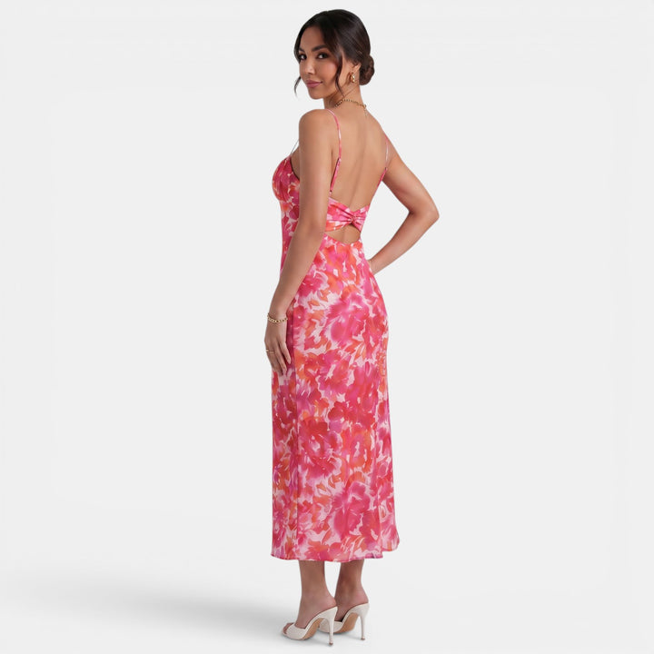 Vestido Fiesta Floral Midi