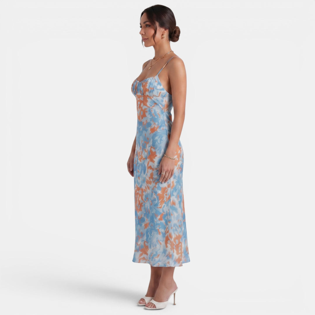 Vestido Fiesta Floral Midi