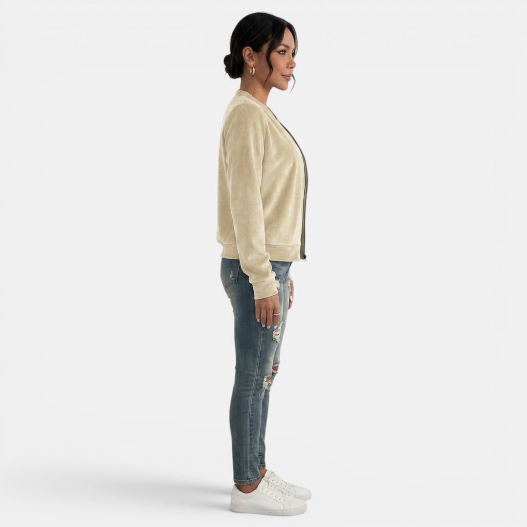 Chaqueta Entretiempo Mujer con Cremallera