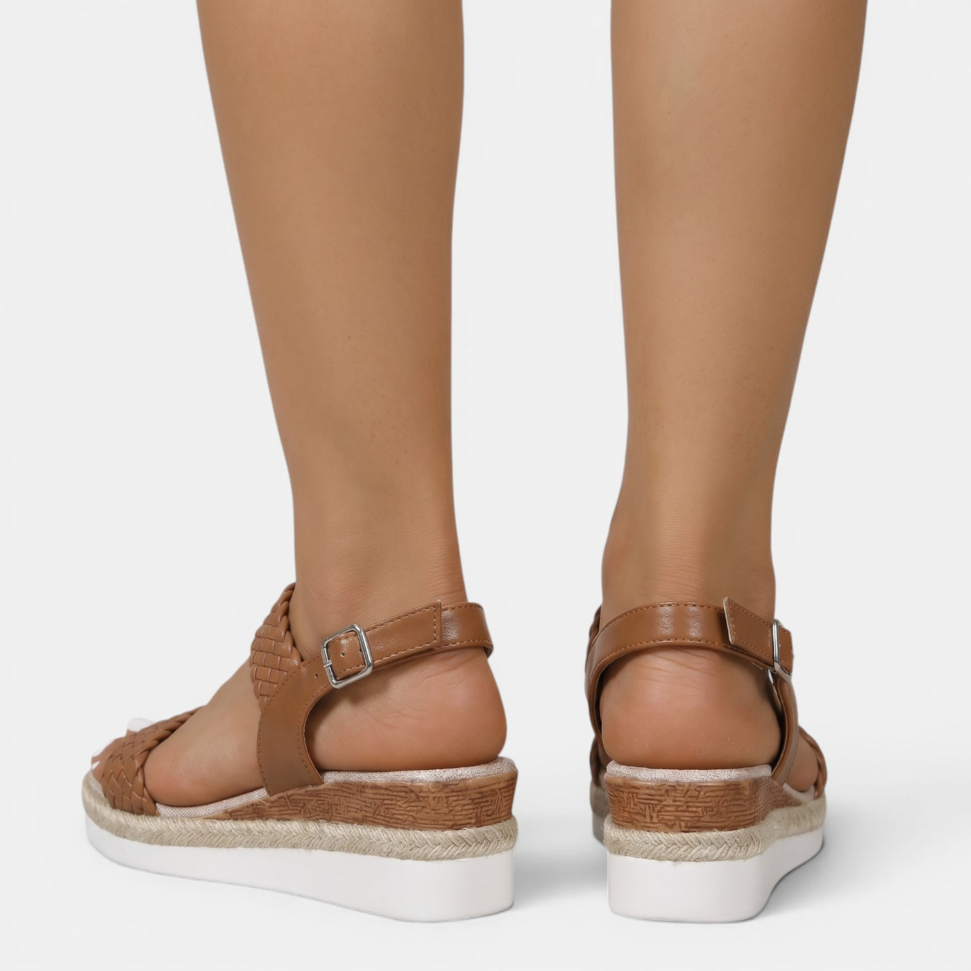 Women's Leather Platform Sandals