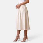 Women's A-Line Midi Skirt