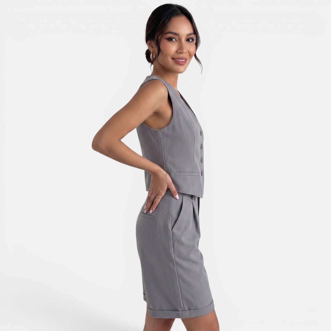 Women's Vest Shorts Set