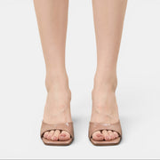 Women's Patent Stiletto Heel Sandals