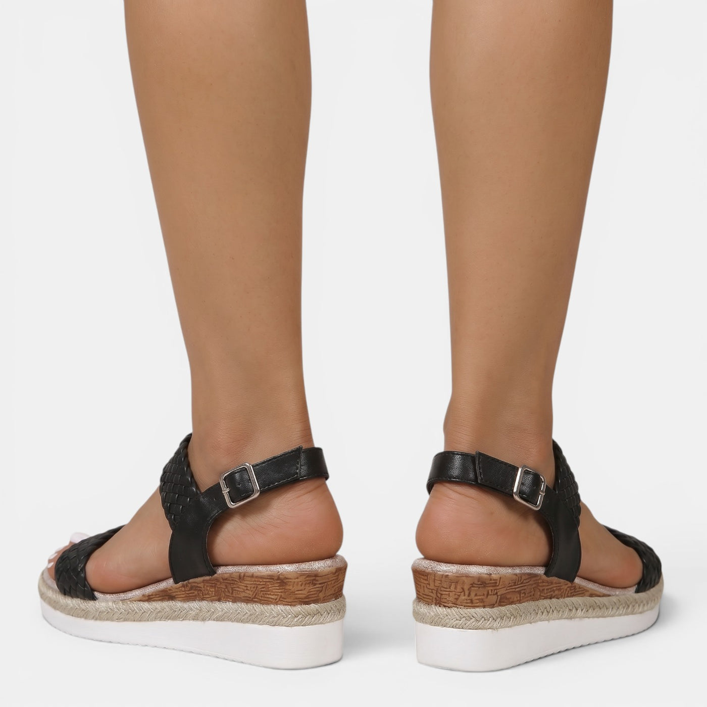 Women's Leather Platform Sandals