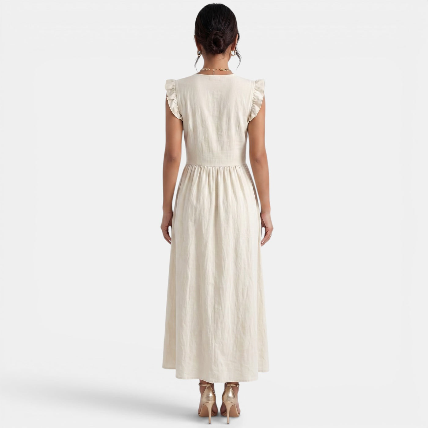 Women's Summer Long Ruffle Dress