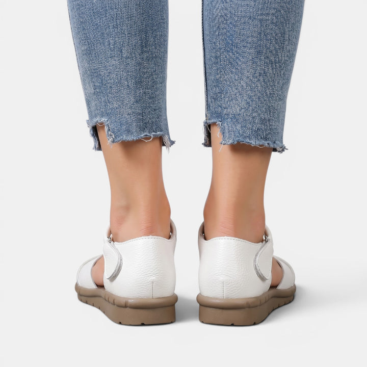 Sandalias Piel Mujer Planas