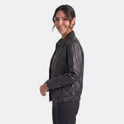 Chaqueta Larga Mujer Premium – Efecto Piel Oversize con Cremallera