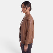 Women's Faux Leather Biker Jacket
