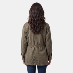 Chaqueta Utility Mujer – Estilo Militar Oversize