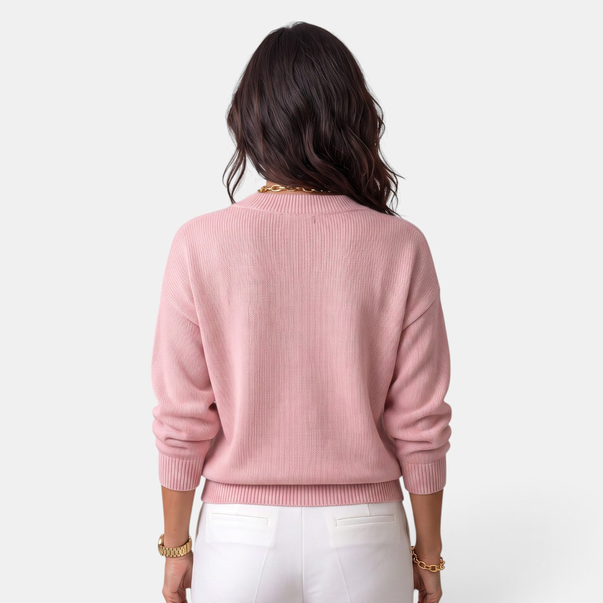 Women's V-Neck Elegant Sweater