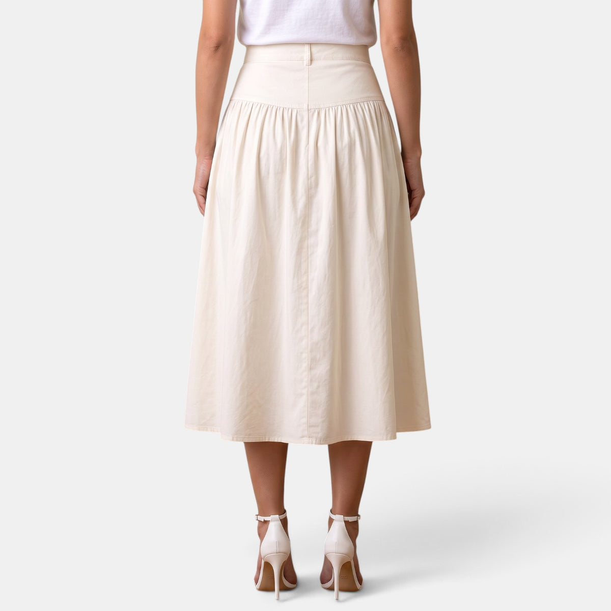 Women's A-Line Midi Skirt