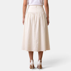 Women's A-Line Midi Skirt