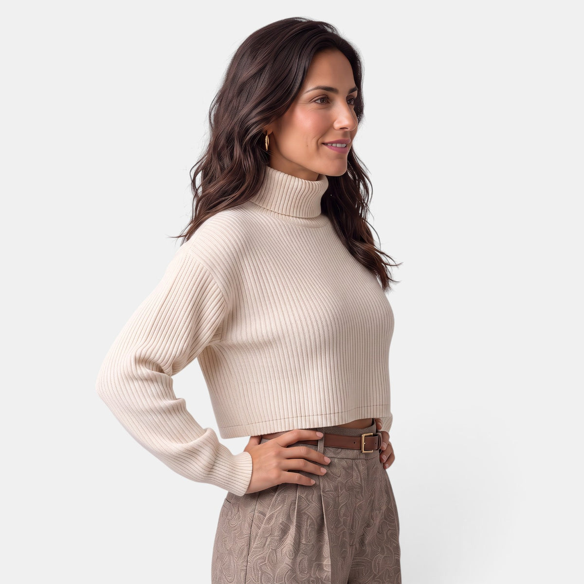 Women's Premium Turtleneck Sweater