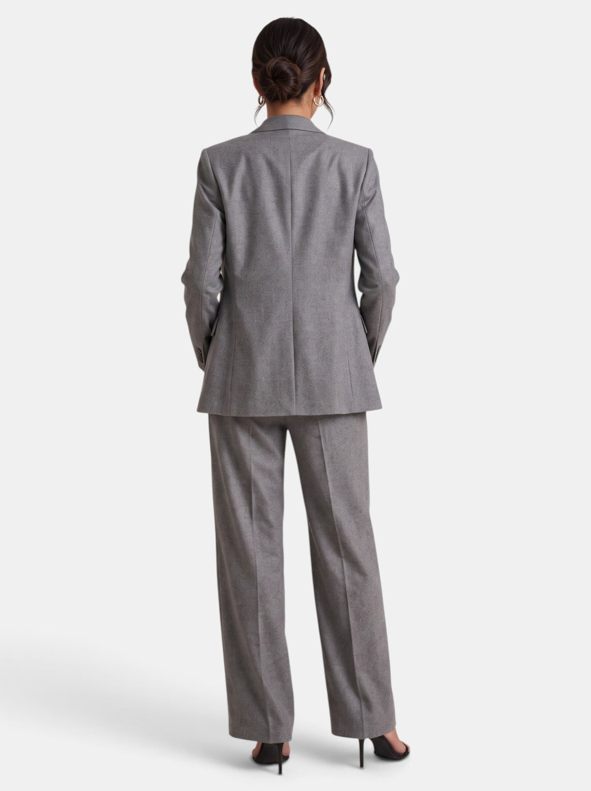 Traje de Mujer de 3 Piezas con Chaleco y Pantalón