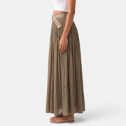 Falda Maxi Mujer Cintura Elástica