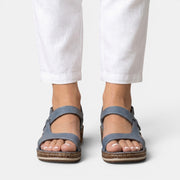 Women's Orthopedic Leather Wedge Sandals