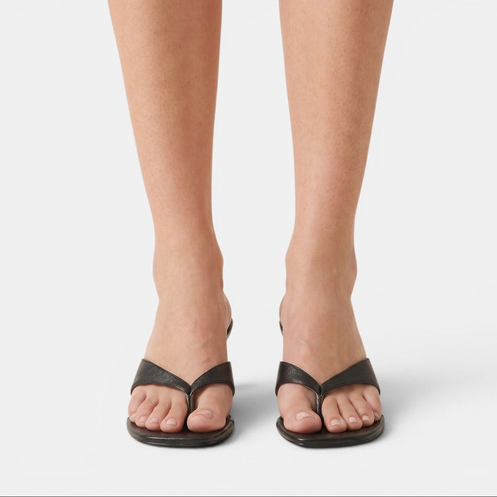 Sandalias Tacón Ante Mujer