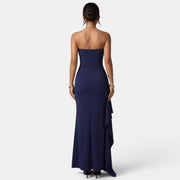 Vestido Largo con Abertura Mujer
