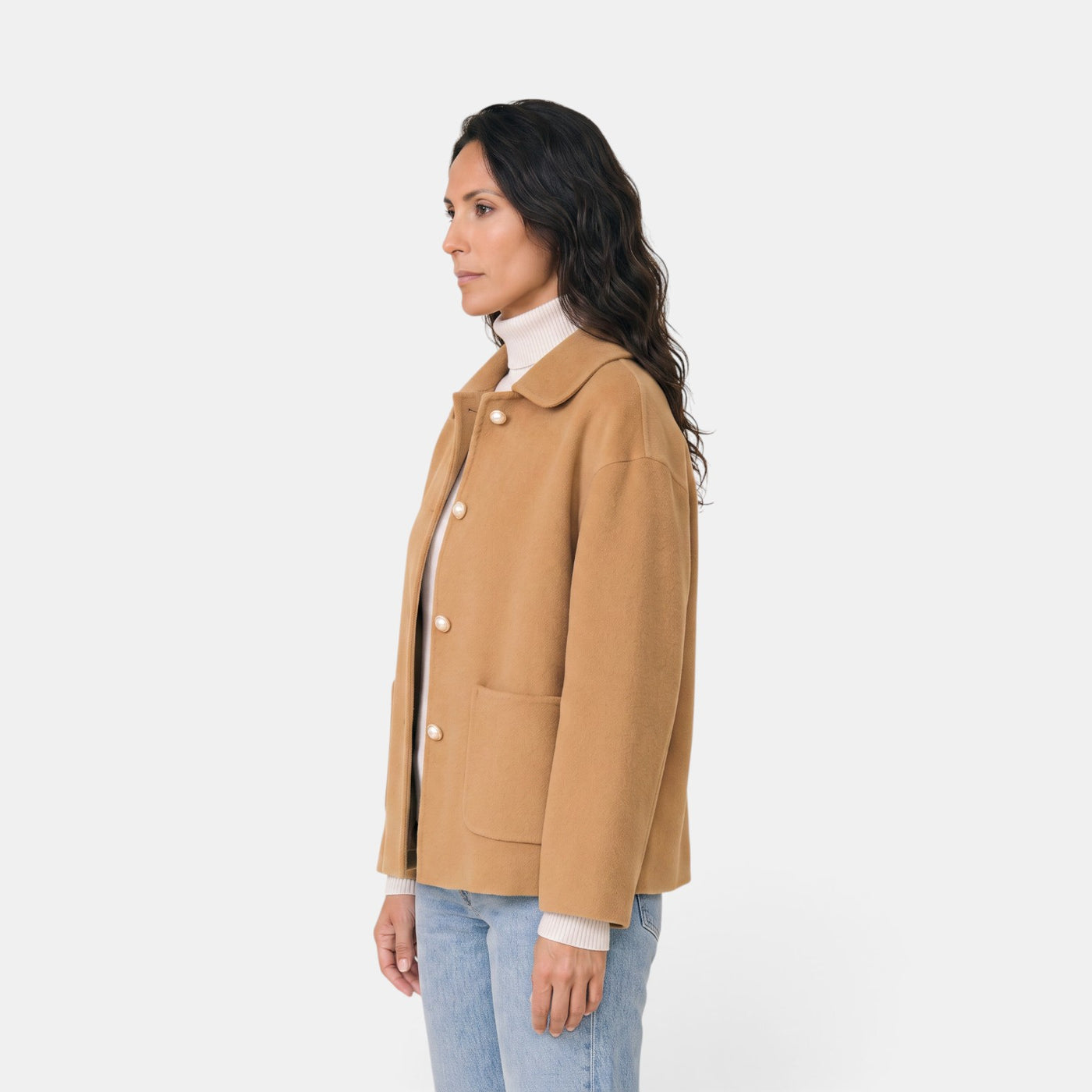 Premium Cashmere Women's Jacket – Elegant and Comfortable Cardigan