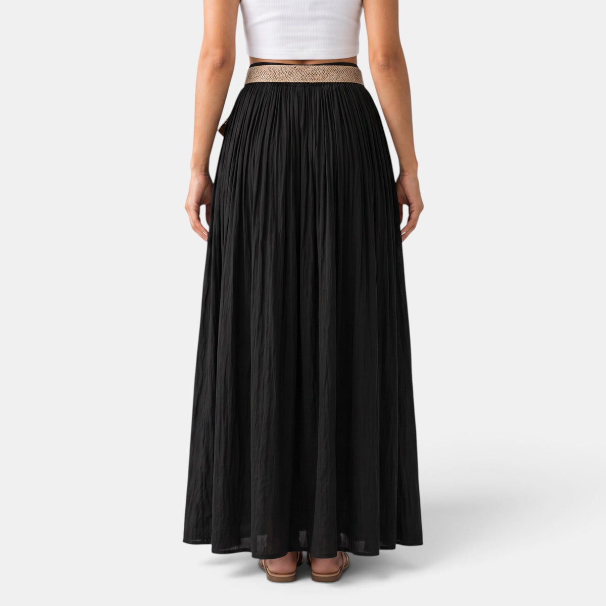 Falda Maxi Mujer Cintura Elástica