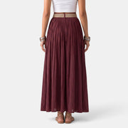 Falda Maxi Mujer Cintura Elástica