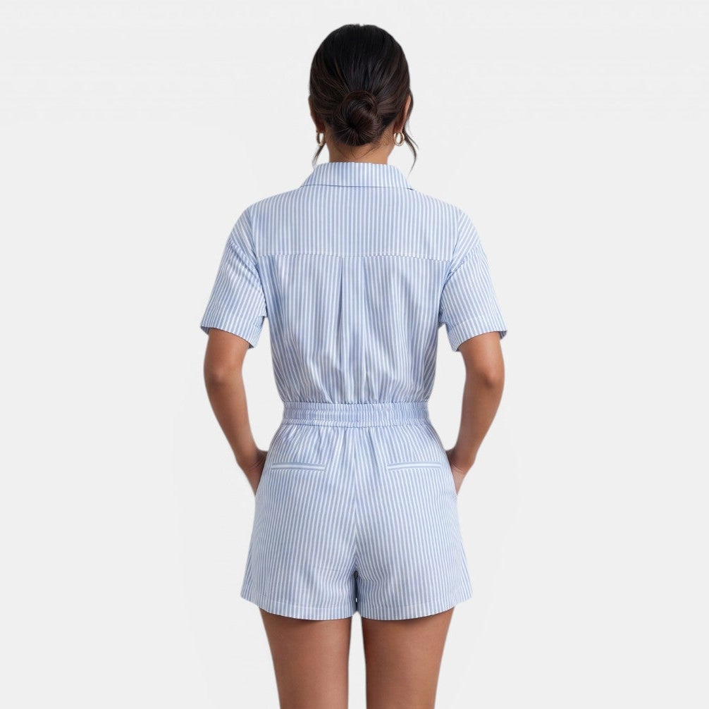 Women's Striped Summer Set