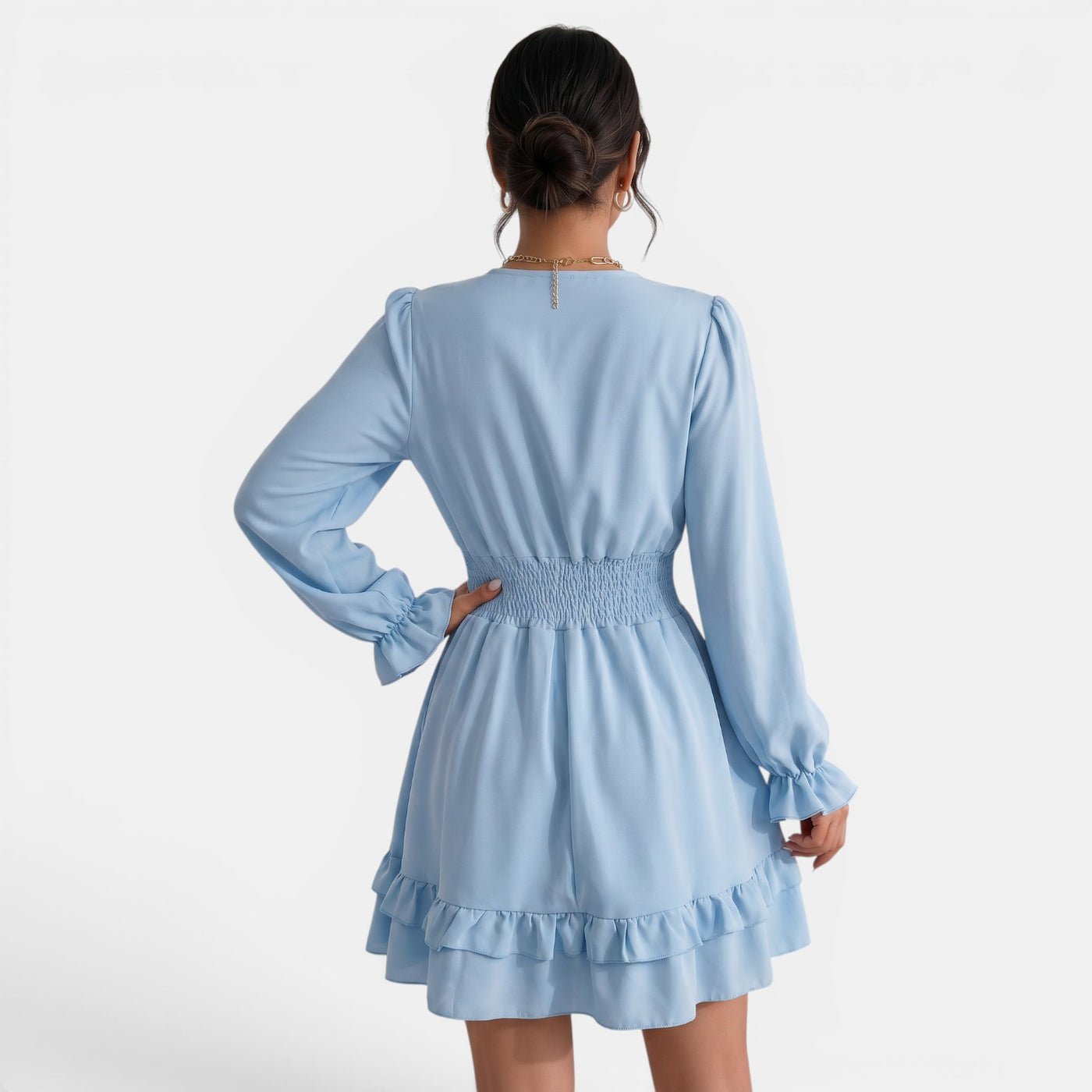 Vestido Mujer Verano Escote V