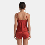 Conjunto de Seda Mujer con Tirantes