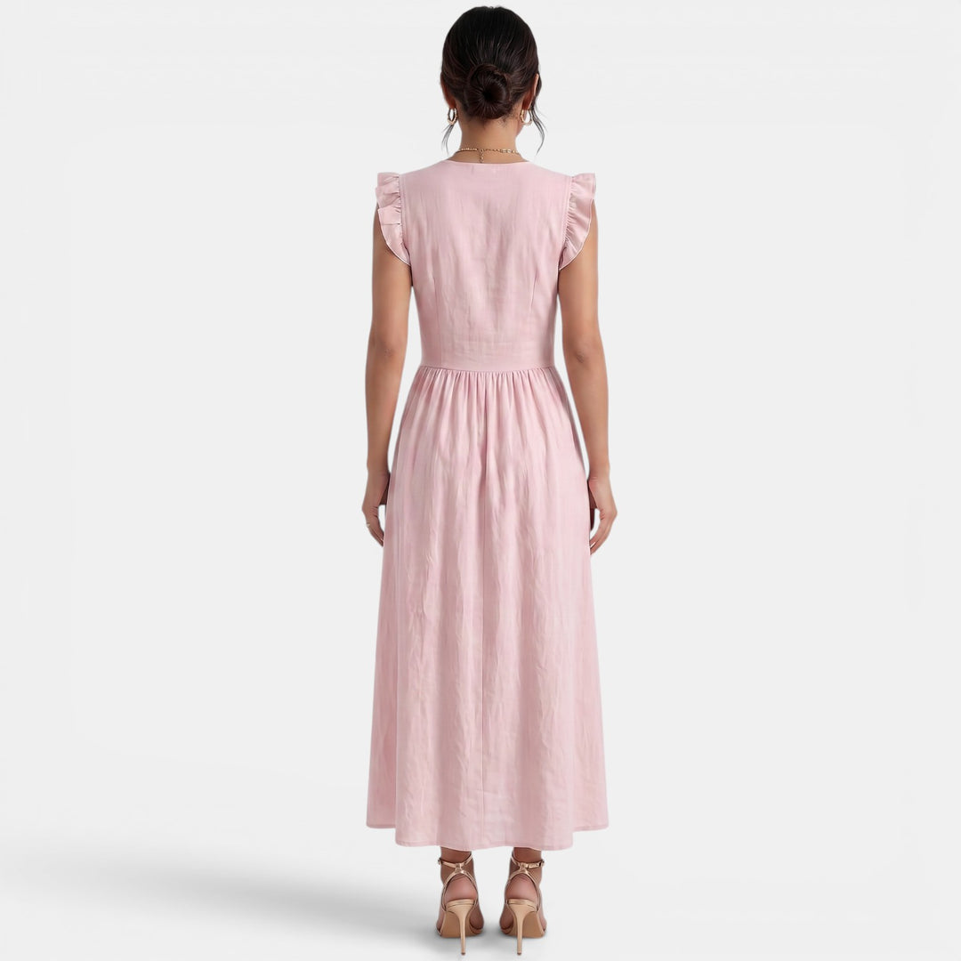Vestido Largo Verano Mujer Volantes