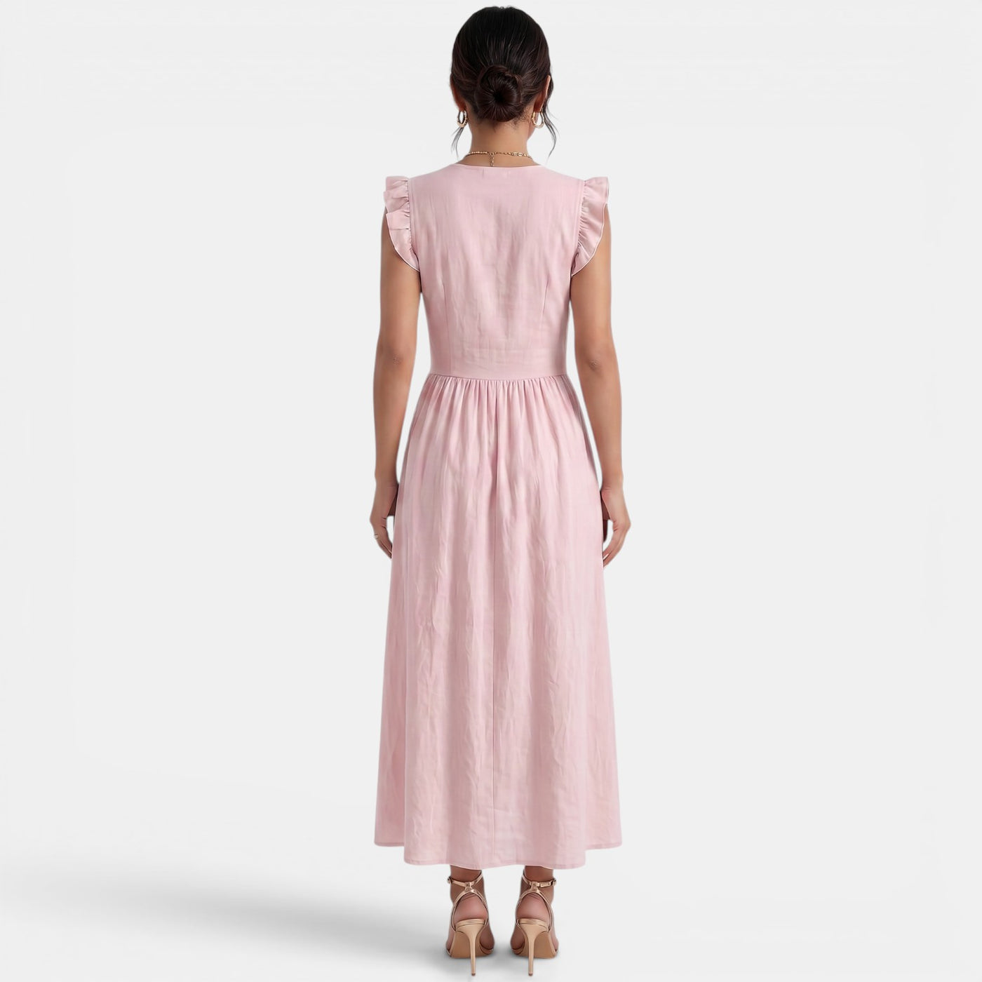 Women's Summer Long Ruffle Dress