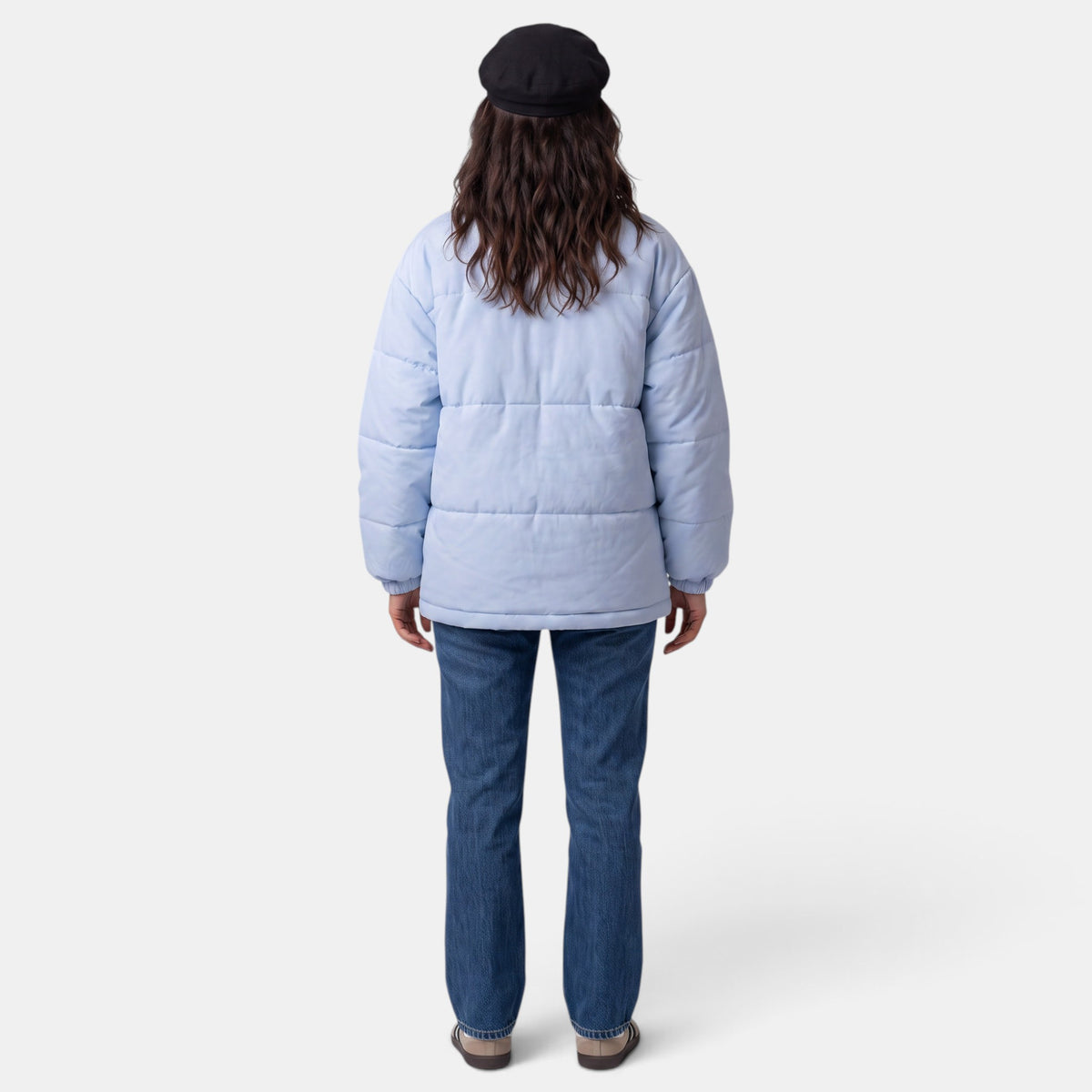 Abrigo Reversible Mujer Acolchado - Oversize Doble Cara