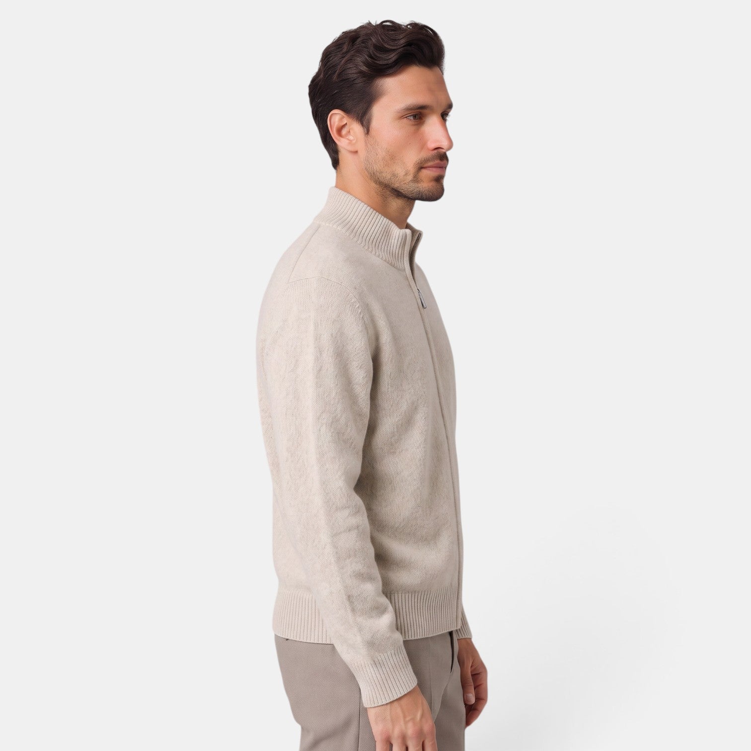 Chaqueta Merino Hombre Cremallera
