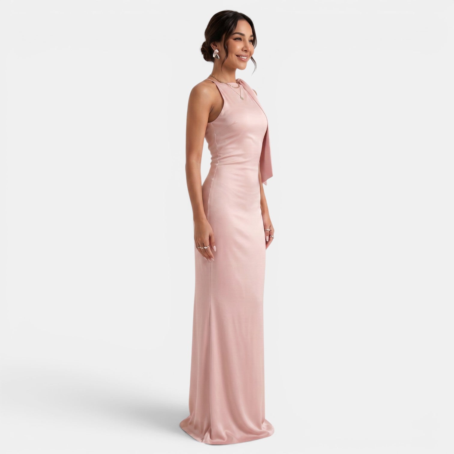 Women's One-Shoulder Maxi Dress