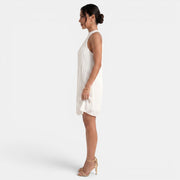Vestido Midi Blanco Mujer Verano